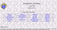 Desktop Screenshot of kofc6100.org